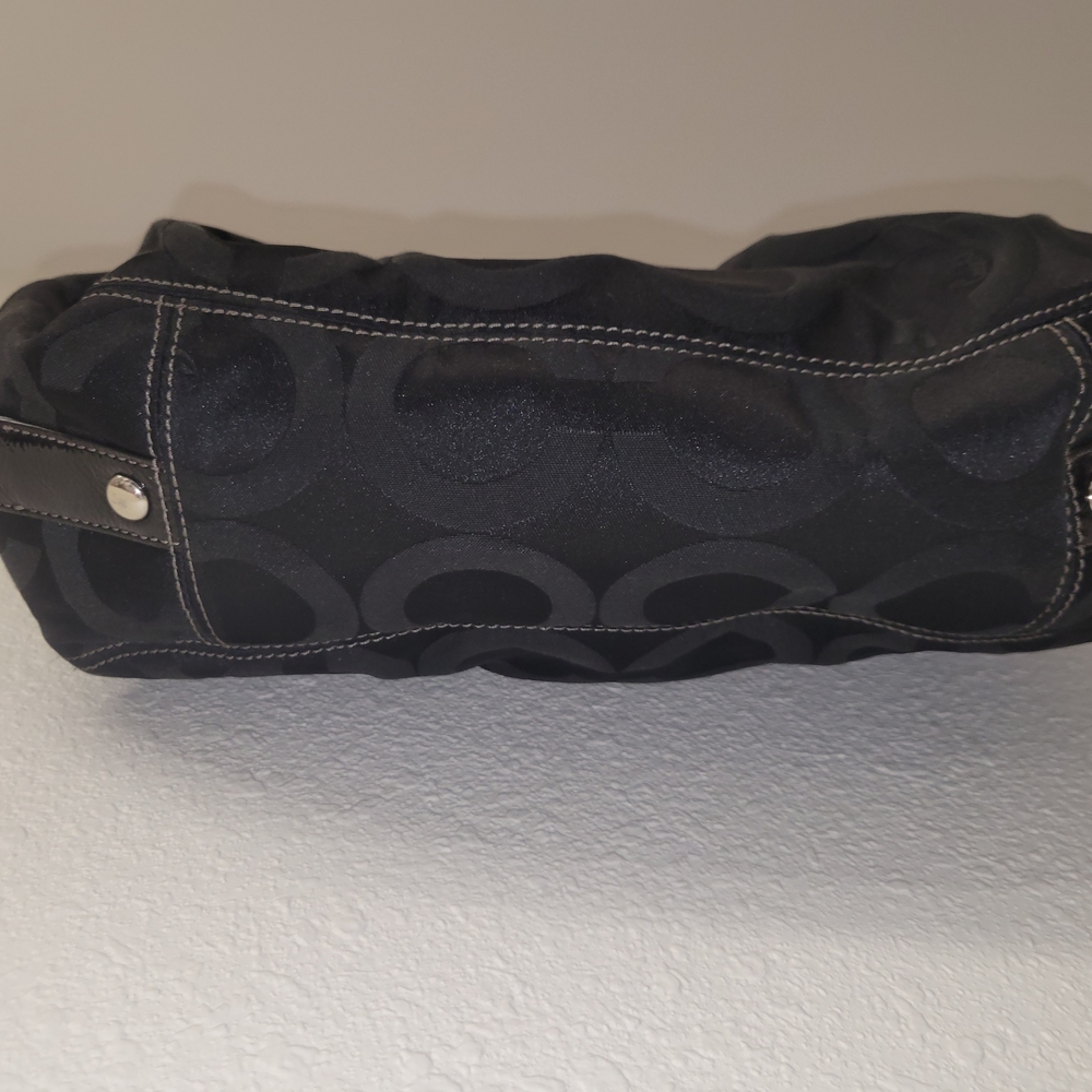 Coach Black Signature Shoulder Bag - Picture 5 of 16